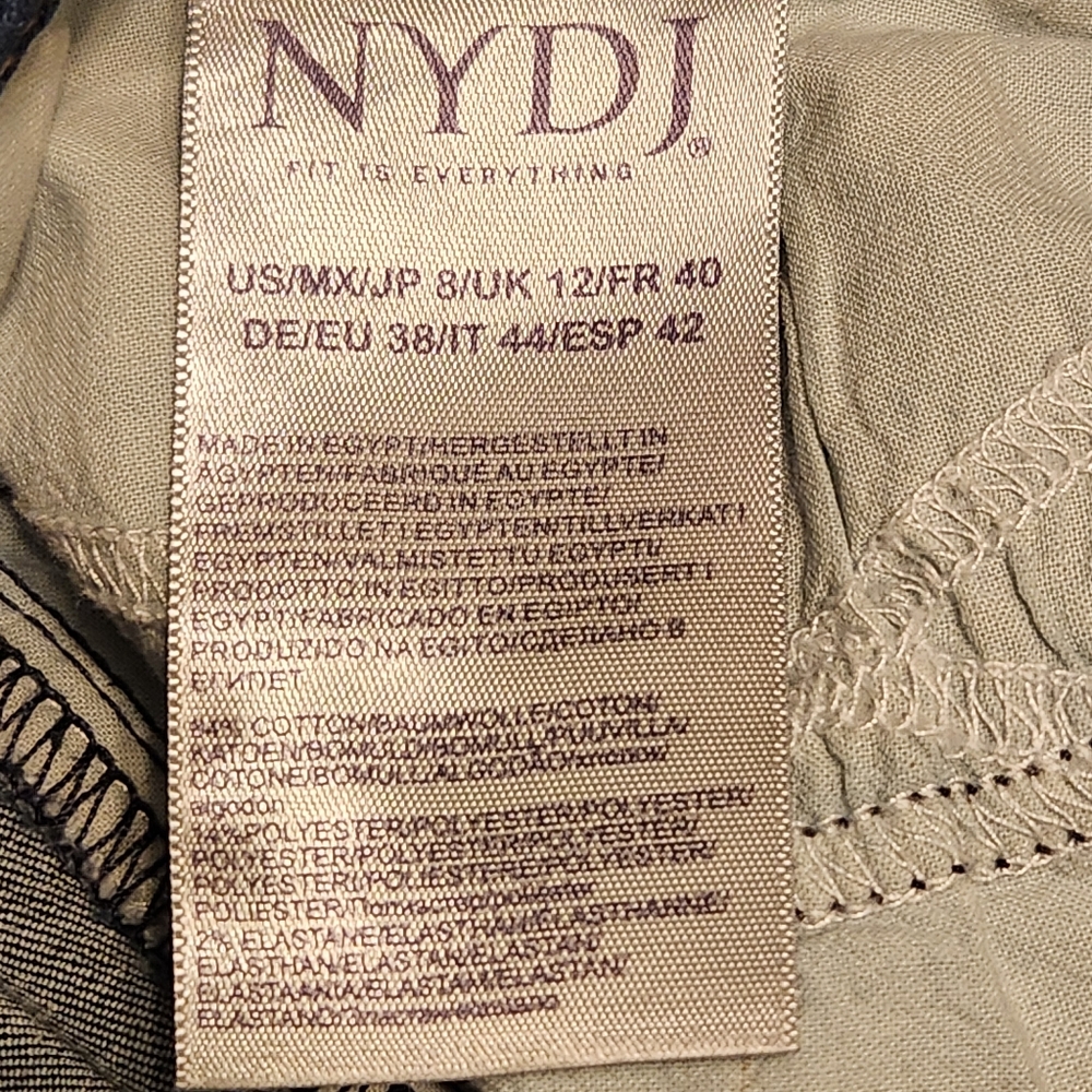 🌼NYDJ Skinny Jeans Lift & Tuck Technology Size 8 with 28" Inseam EUC - Picture 6 of 7